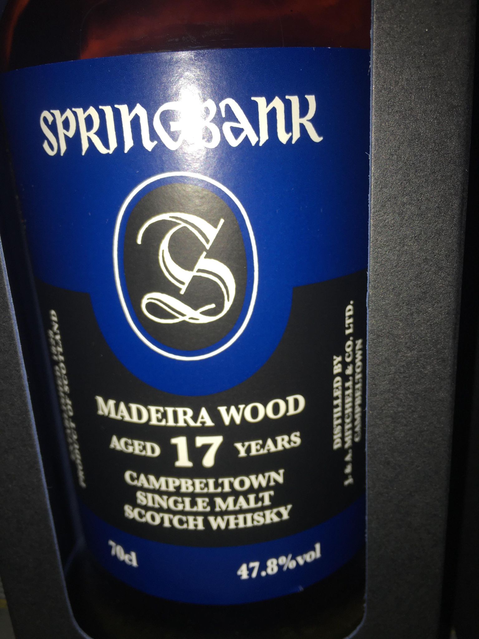 Springbank 17 years 47,8% 9200 bottles private bottle
