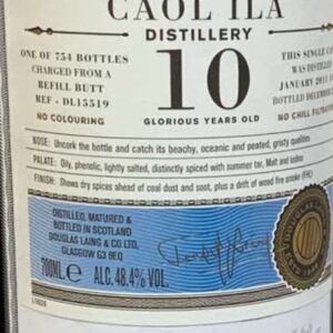 Caol ila 2011 2021 DL 10 years 48,4% only 854 bottles