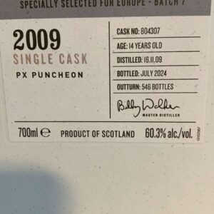 Glenallachie 2009 2024 14 years 60,3% only 546 bottles