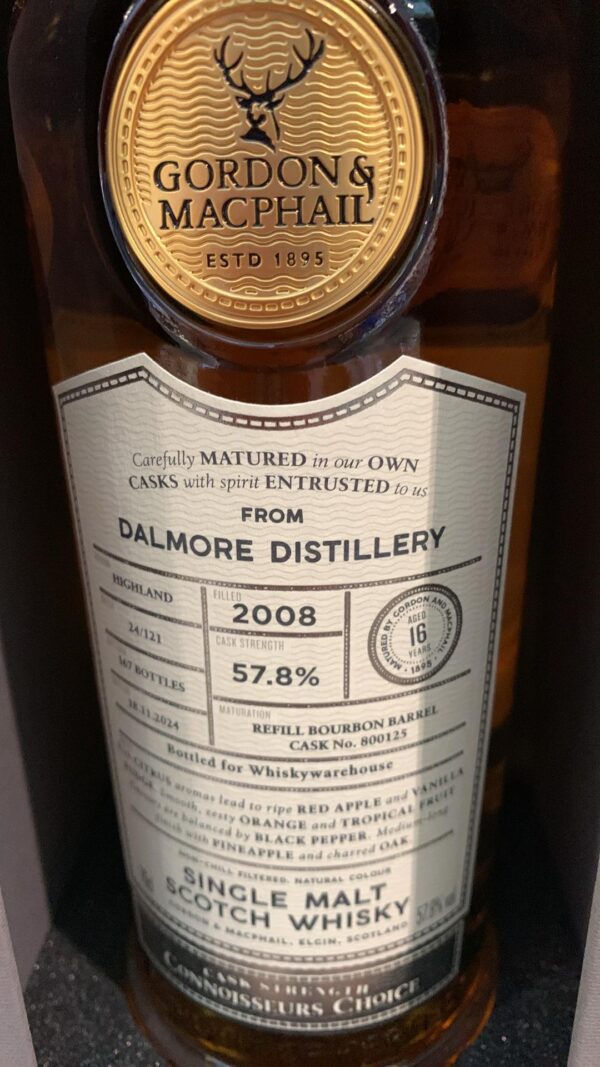Dalmore 2008 2024 GM 16 years 57,8% only 167 bottles