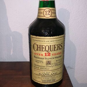 Chequers 12 years McE 1970s 40% 750ml private bottle