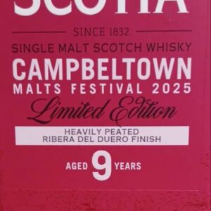 Glen scotia 2025 campbeltown malts festival 9 years 54,3%
