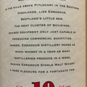 Edradour 10 years 2025 46%