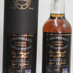 Springbank 1991 2005 CA 14 years 53,9% only 654 bottles private bottle