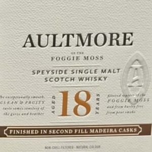 Aultmore 18 years 2024 travel retail 46% 0,5L
