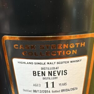Ben nevis 2014 2026 SV 11 years 59,6% only 667 bottles